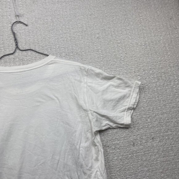 Y2K Oneill Shirt Men's S White Short Sleeve Surf Beach Graphic Tee Abstract - Picture 13 of 14